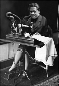 Picabia sewing